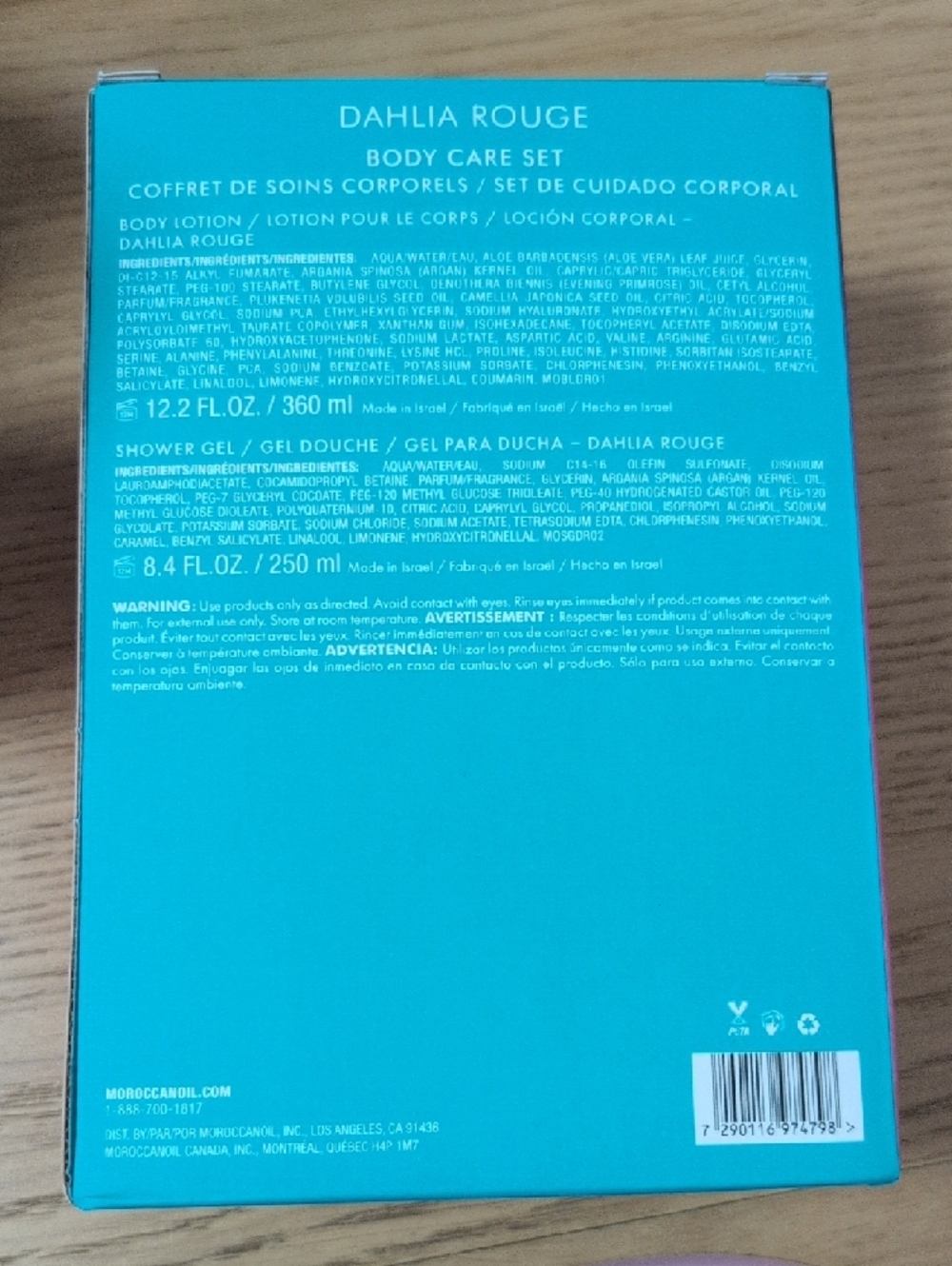 Moroccanoil Body Care Set - Pink and Turquoise Accents - Picture 3 of 3